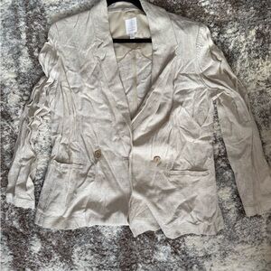 LC Lauren Conrad Light Beige Blazer